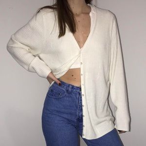 Avenue Button Up Cardigan